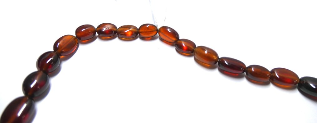 Joli GRENATS HESSONITES 100% ΦΥΣΙΚΑ σε νήμα για κατασκευή κοσμημάτων. Καμποσόν- 32.95 g #2.1