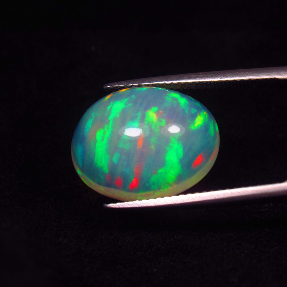 Multicolour Opal  - 9.30 ct - International Colored Gemstone Association (ICA GemLab) - Top Fire #1.0