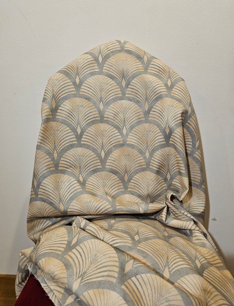 TISSU Art Decó Gull, Vintage Eleganse og Stilrefleksjoner -300x280cm- Klassisk Design - Tekstil  - 300 cm - 280 cm #1.0