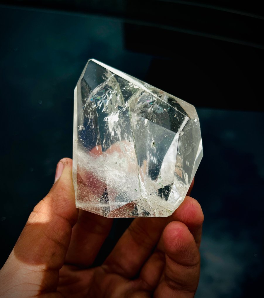 Centrepiece  - Transparent - Clear Crystal Quartz - First Quality Natural - Cut Polished – Collector’s Item #1.0