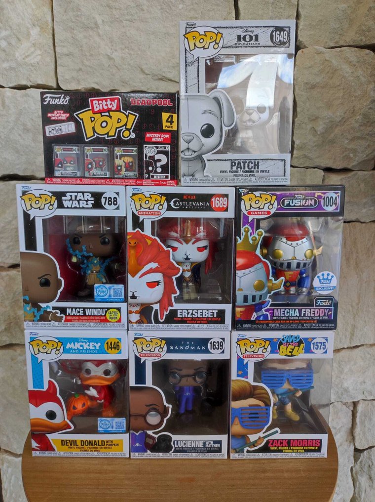 Funko - Funko Pop Lote 7 Funko Pop + 1 Bitty Pop Deadpool - 2020+ - Europe #1.0
