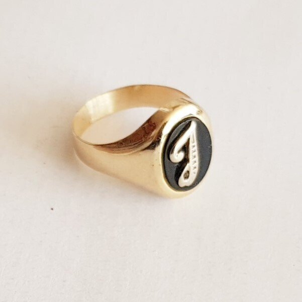 Ring - 18 kraat Gulguld #1.0