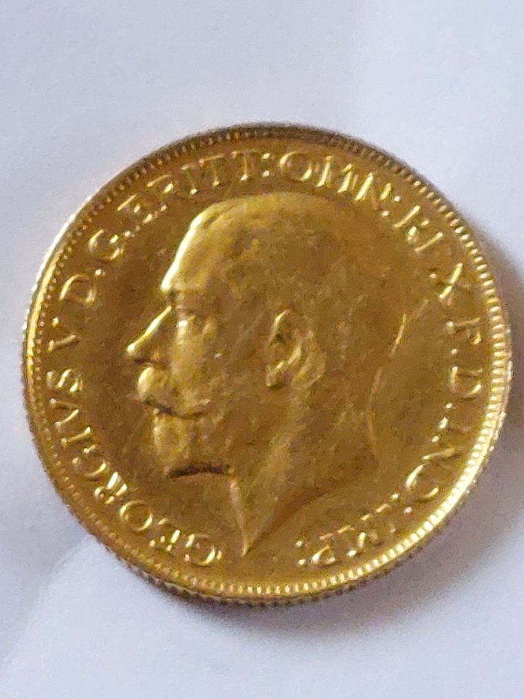 Μανικετόκουμπα - 22 καράτια Κίτρινο χρυσό - μαντσετκνοπεν Geore V #3.2