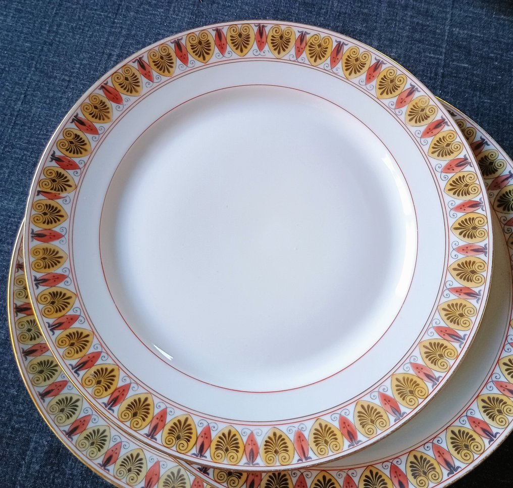 Richard Ginori - Σερβίτσιο δείπνου (6) - Rifinito a mano - Πορσελάνη - Coccinelle #4.3