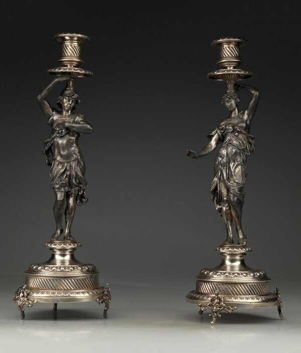 Maple & Co. - Candlestick - Silverplated #1.0