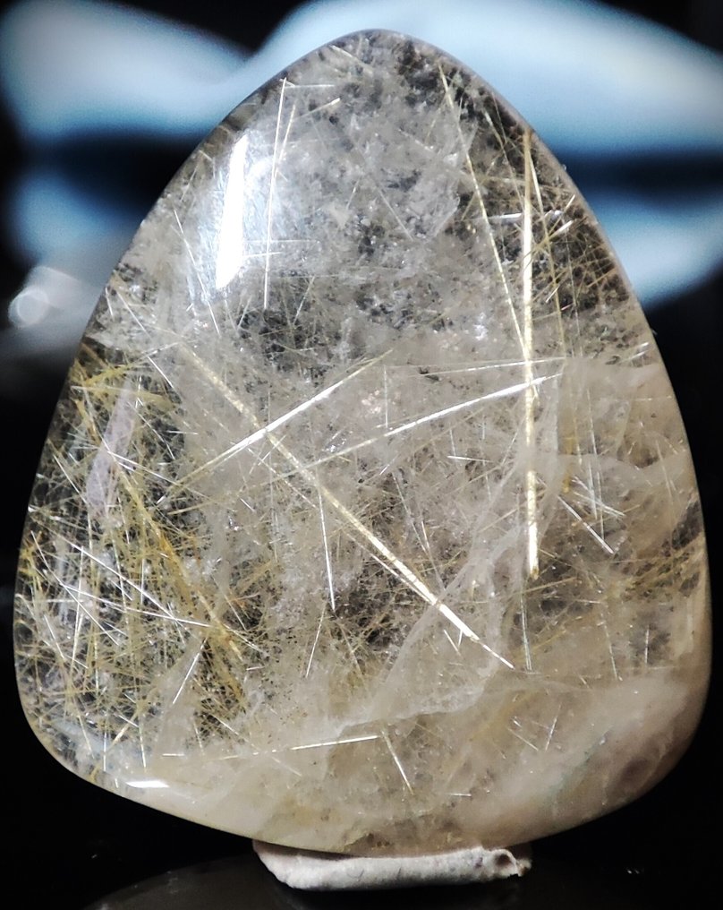 美丽的极为罕见的天然金色针状石英水晶 样品 - 免费送货- 6.69 g #4.3