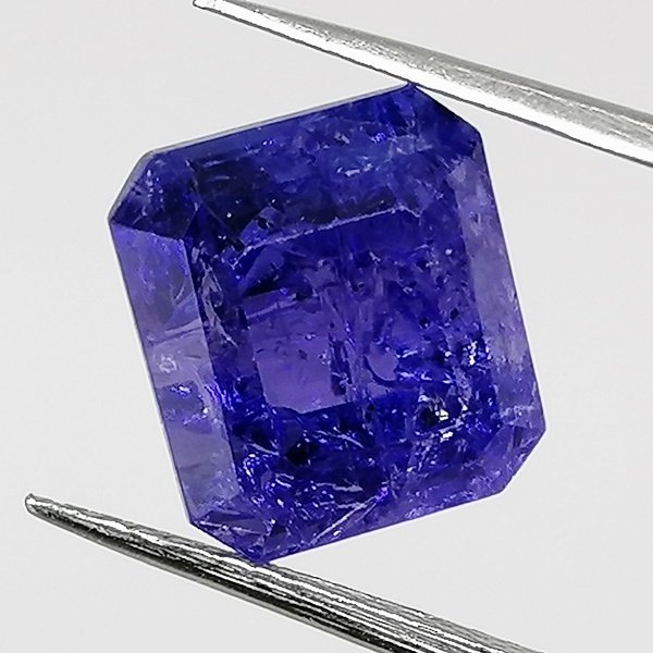 Μπλε, Βιολετί Τανζανίτης  - 6.76 ct - Instituto Gemólogico Español (IGE) #1.0