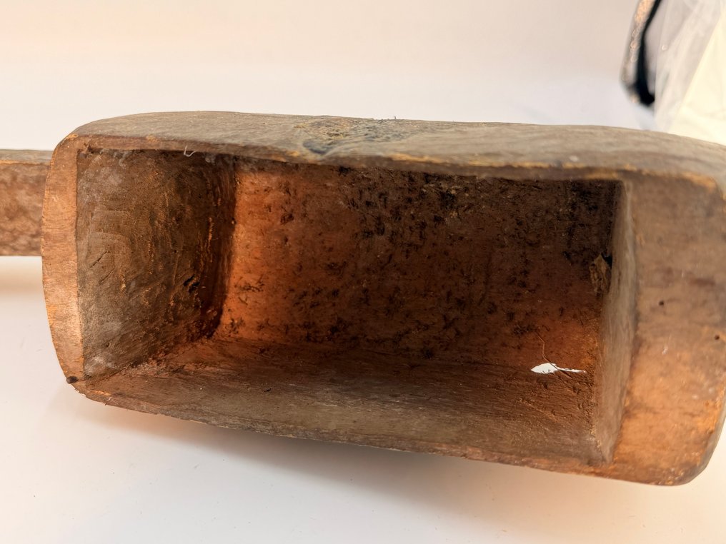 非洲古老的仪式用竖琴或齐特尔——雕刻木材和皮革——中非地区（刚果/加蓬） - 非洲古老的仪式用竖琴或齐特尔——雕刻木材和皮革——中非地区（刚果/加蓬） - 非洲  (沒有保留價) #4.3