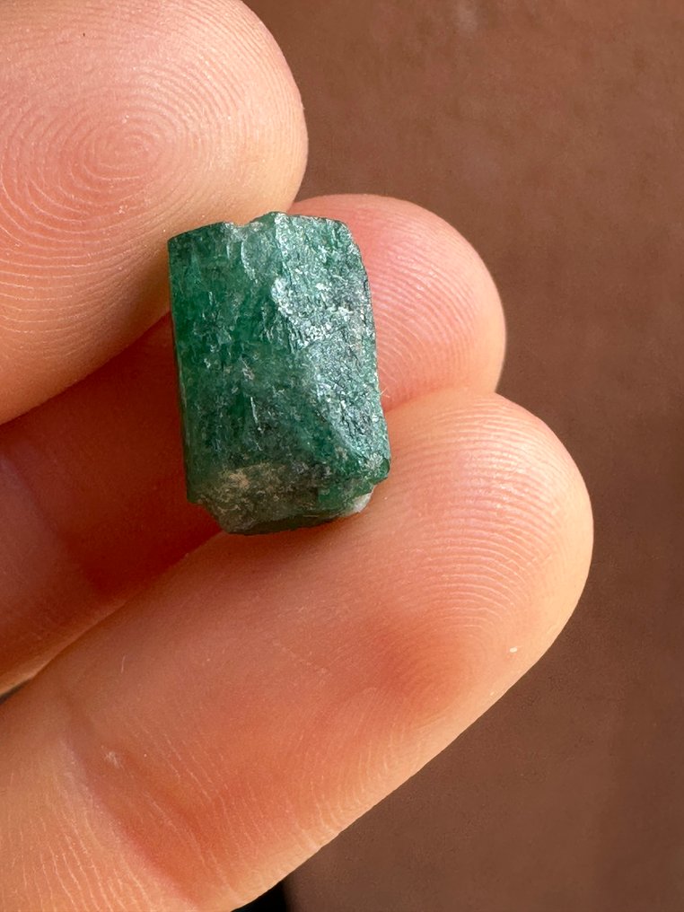 祖母绿 未切割。8.10 克拉顶级绿色巨大祖母绿水晶。百分百特别之作！ - 高度: 11 mm - 宽度: 9 mm- 1.62 g #4.3