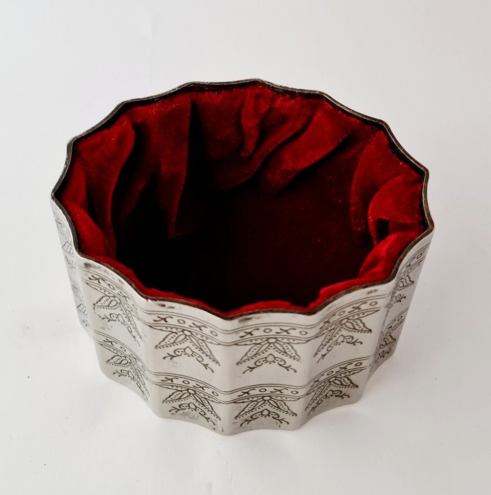 珠宝盒 - 复古银镀盒子一对——饼干盒和首饰盒 - 镀银 #2.1