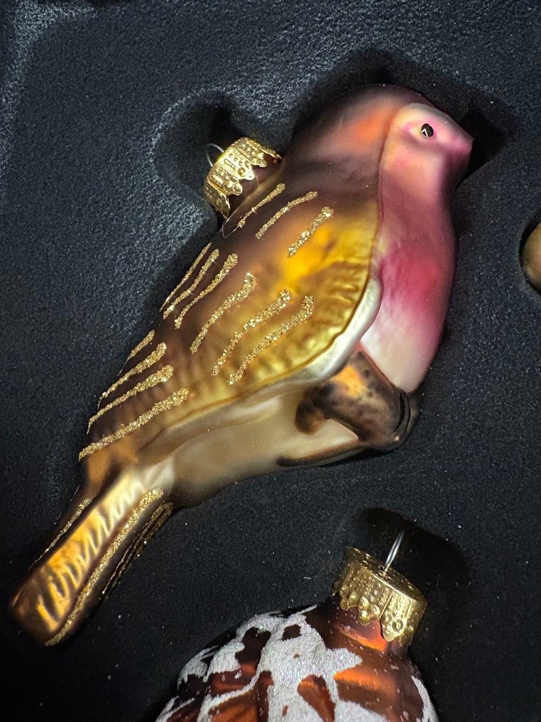 Krebs: Het Herfstset, kerstornamenten, handgemaakt - Χριστουγεννιάτικο στολίδι Krebs (9) - Γυαλί #1.0