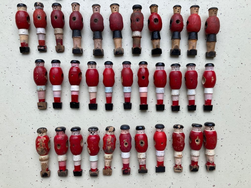 Unknown Maufacturer - Figure - Voetbaltafel poppetjes  (66) - Wood #1.0
