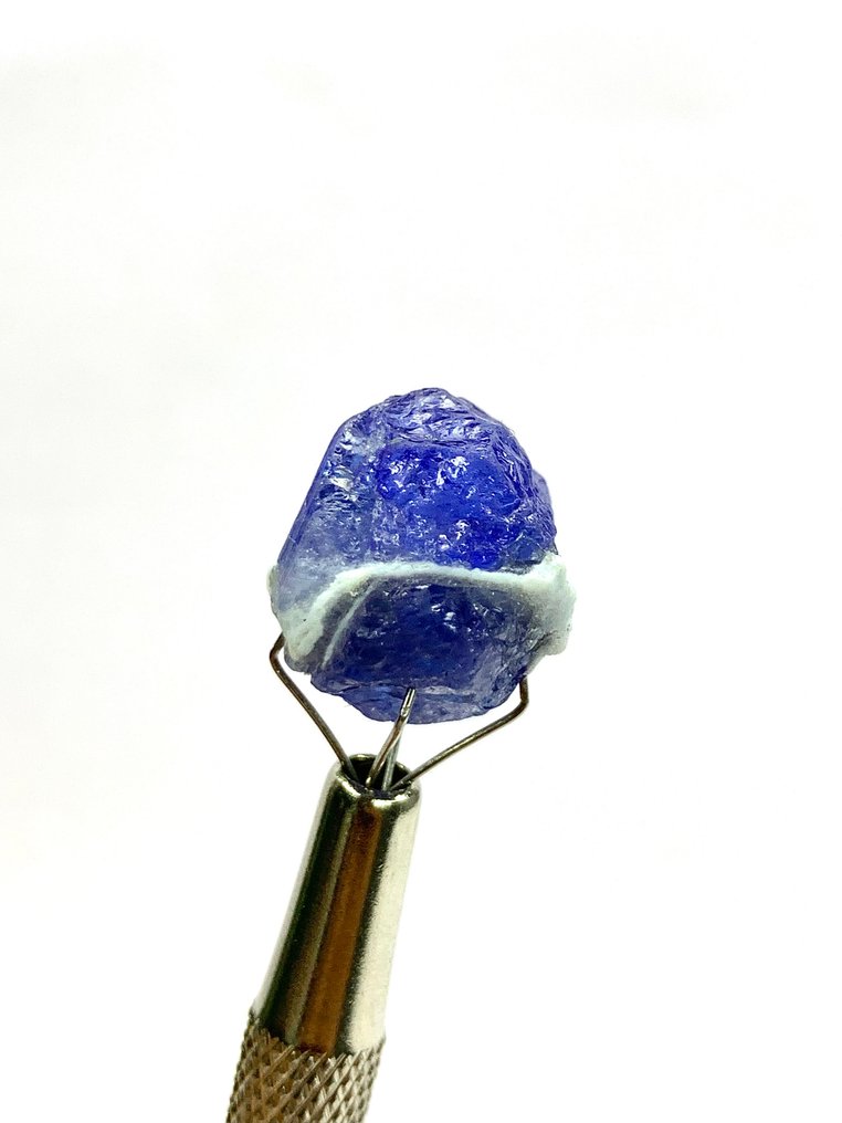 Tanzanite Specimen - Height: 16.85 mm - Width: 14.7 mm- 4.63 g - (1) #4.3