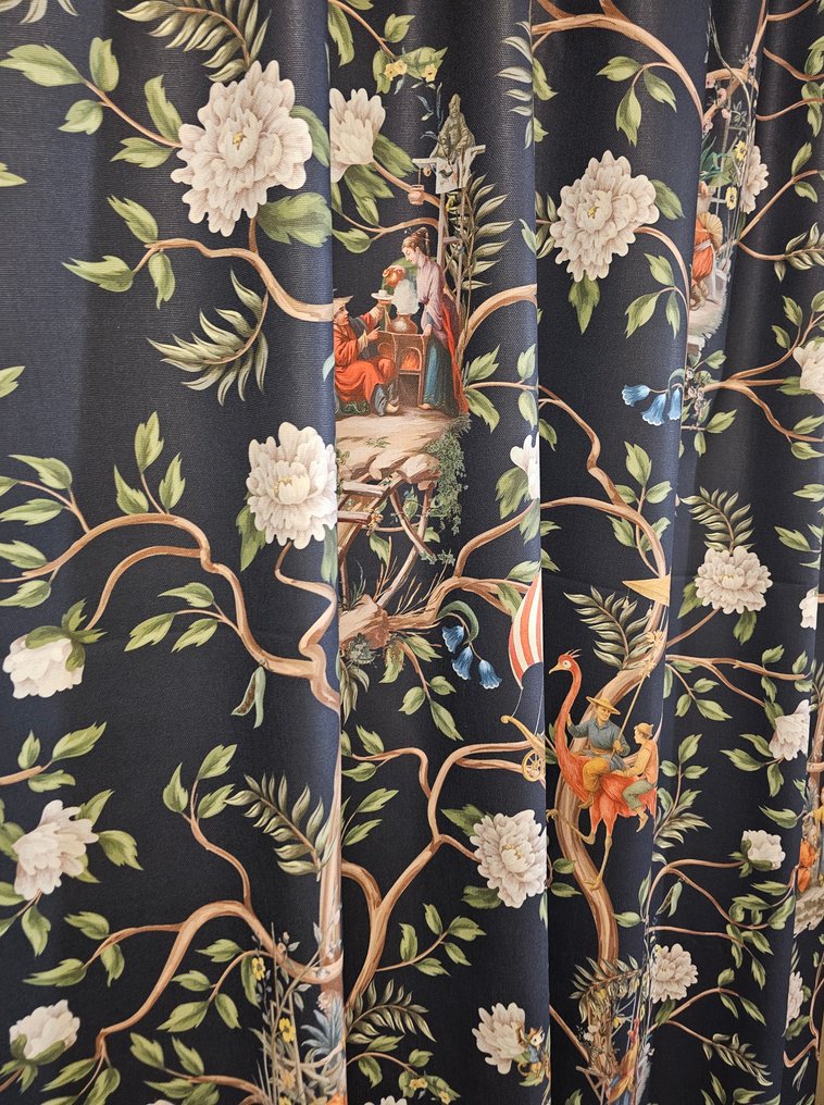 Tessuto New Edition "Albero delle meraviglie" Toile de Jouy  - Original Design - Tessuto  - 200 cm - 280 cm #2.1