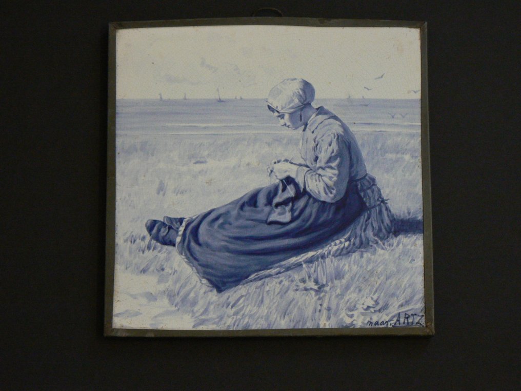 Tile - De Porceleyne Fles, Delft - 1889 - Decorative Tile #1.0