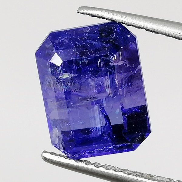 Kék, Ibolya Tanzanit - 6.91 ct - Instituto Gemólogico Español (IGE) - Nagyon jó minőségű szín #1.0