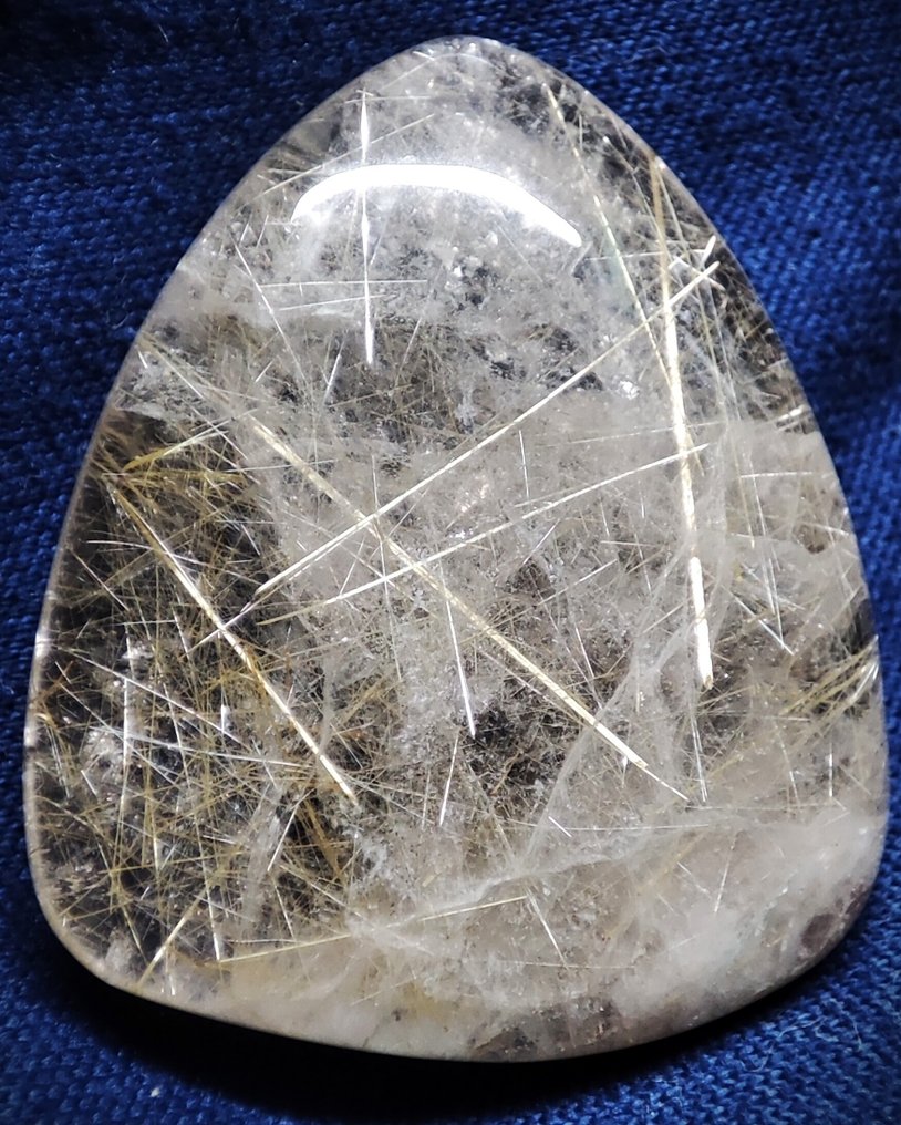 美丽的极为罕见的天然金色针状石英水晶 样品 - 免费送货- 6.69 g #2.1