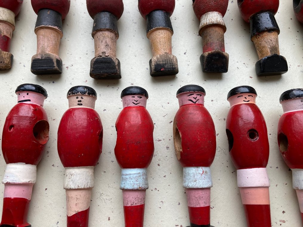 Unknown Maufacturer - Figure - Voetbaltafel poppetjes  (66) - Wood #4.3