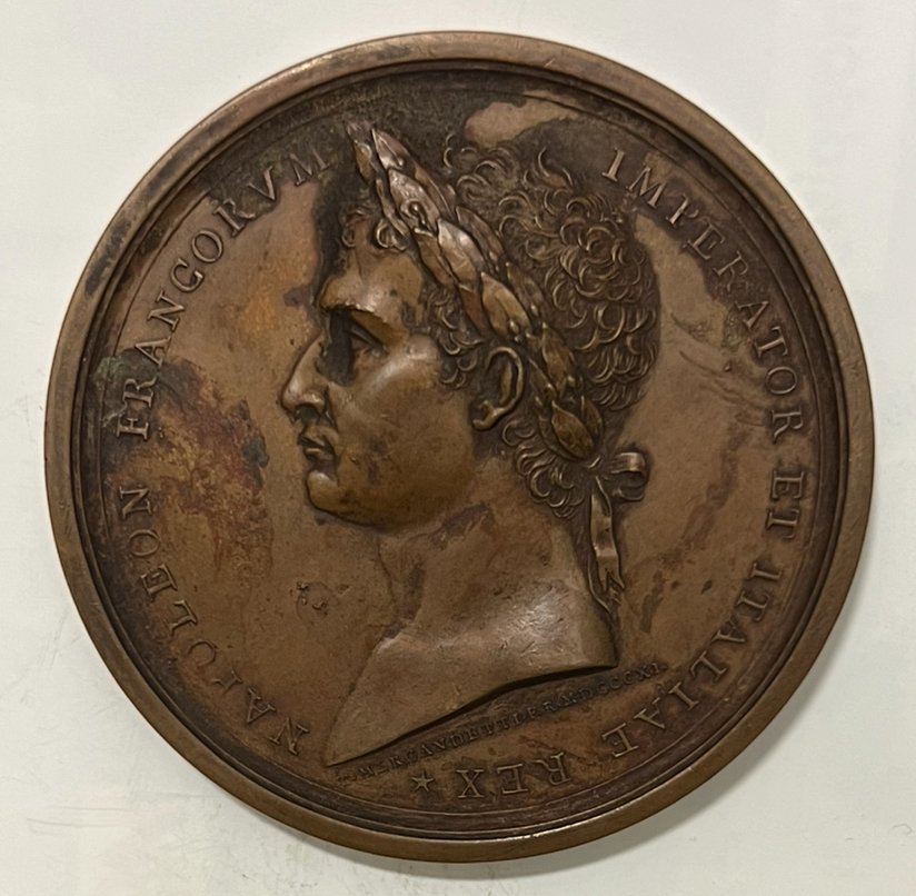 Frankrike. Medal 1806 – Napoleon I “hic veritas heic sapientia” (Free Shipping Worldwide) #3.2