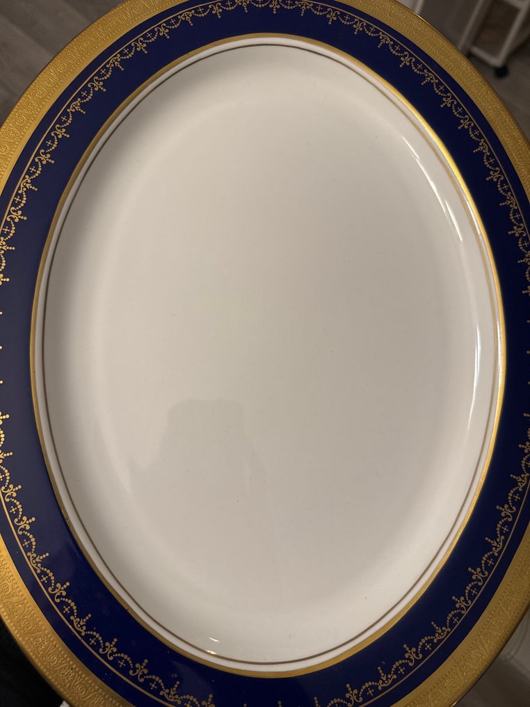 AYNSLEY, Georgian Cobalt - 托盘 - 瓷 #3.2