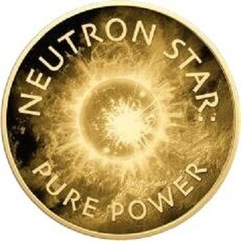 乍得. 3000 francs 1/1000 oz 999 Fine Gold Neutron Star Coin (In Assay)  (没有保留价) #1.0