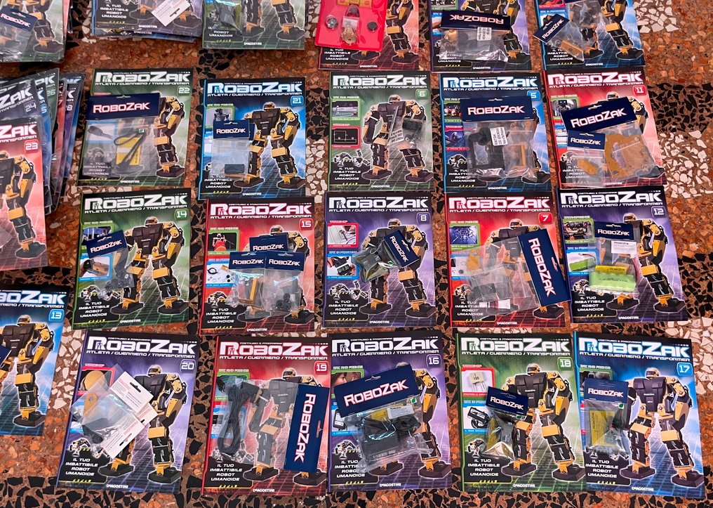 Hitec - Toy robot ROBOZAK Collana di DeAgostini del 2007, 92 Fascicoli (Completa) - 2010-2020 #4.3
