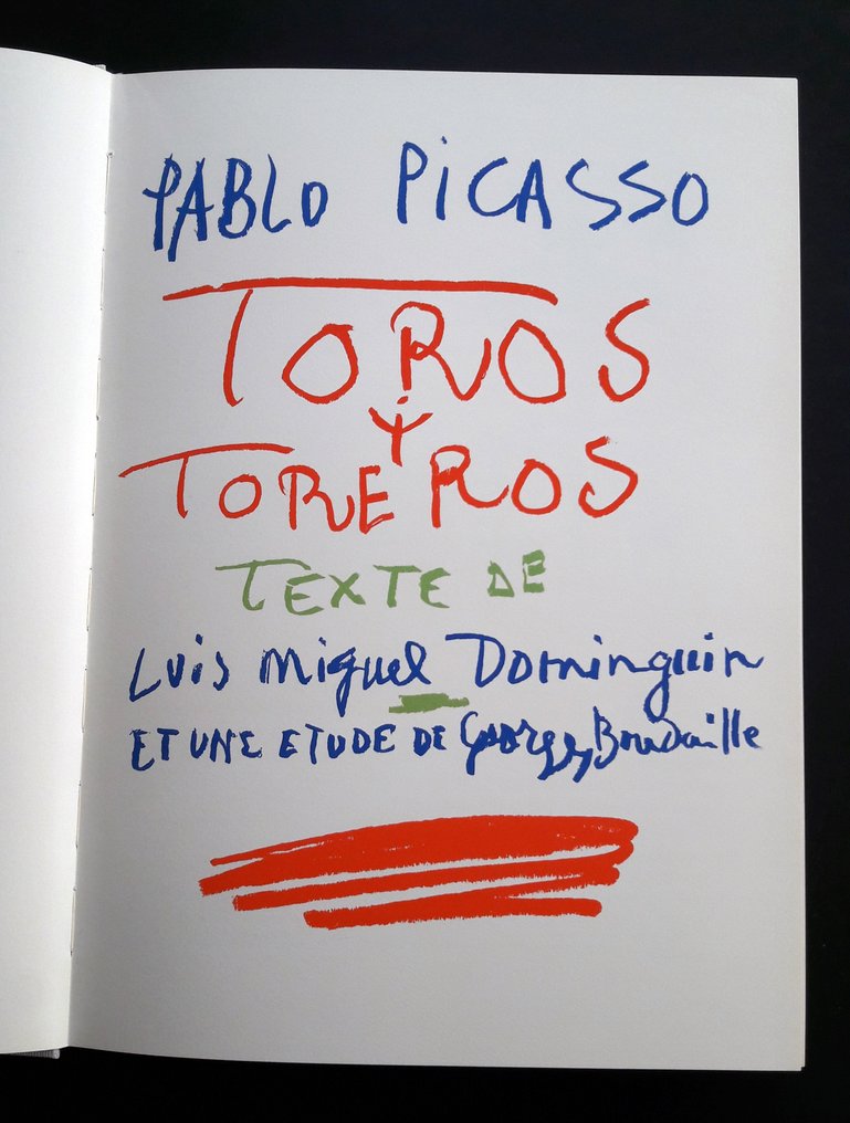 Pablo Picasso, Luis Miguel Dominguin - Toros y Toreros [German First Edition] - 1961 #4.3