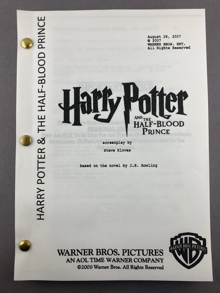 Harry Potter and the Half-Blood Prince (2009) - Daniel Radcliffe, Rupert Grint and Emma Watson - Warner Bros. #1.0