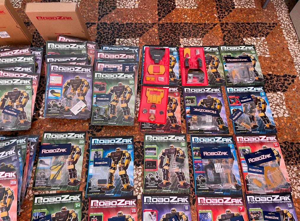 Hitec - Toy robot ROBOZAK Collana di DeAgostini del 2007, 92 Fascicoli (Completa) - 2010-2020 #3.2