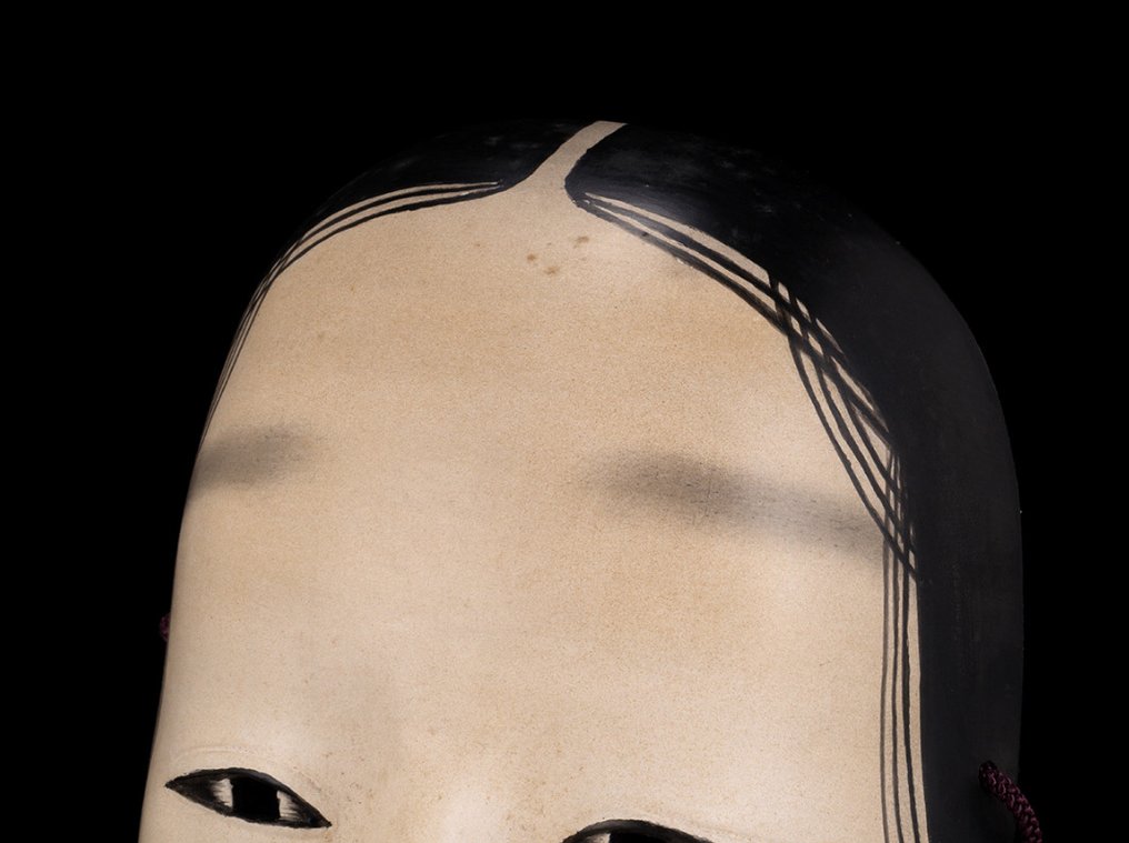日本能乐面具 - 木, 艺术家：岡本敬一 - 高品质 Zōon'na 増女 #3.2