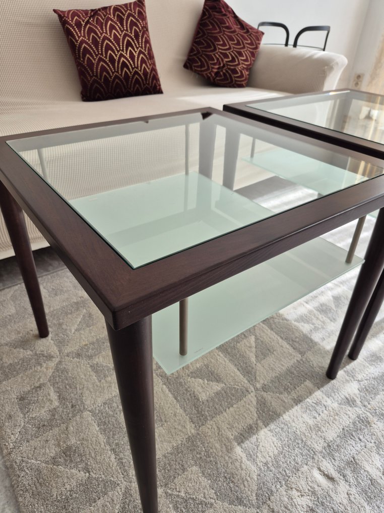 Calligaris - Calligaris - Βοηθητικό τραπεζάκι (2) - Ξύλο, Γυαλί #3.2