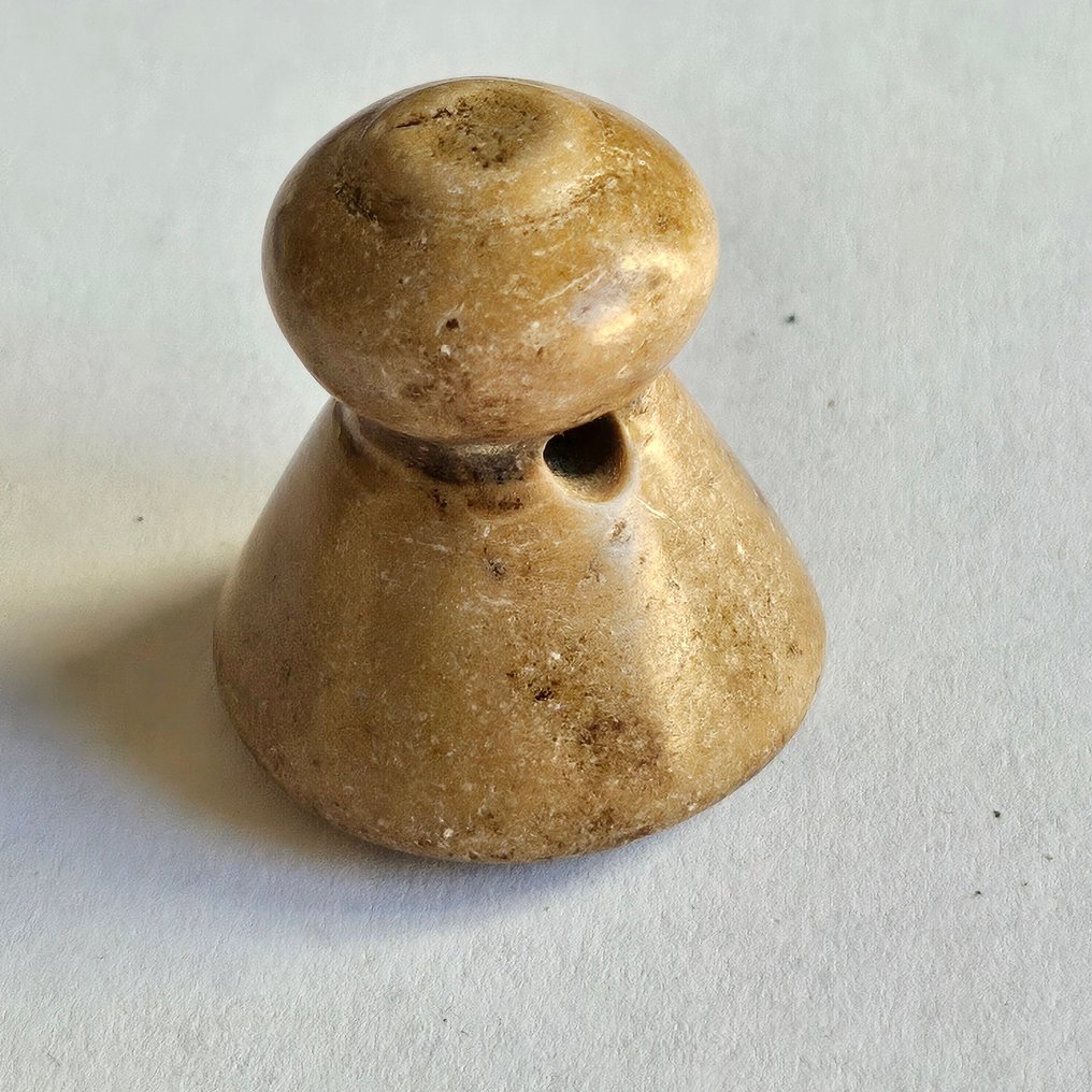 Centralasiatisk Jasper Eagle Seal Bead Talisman - 30 mm #4.3