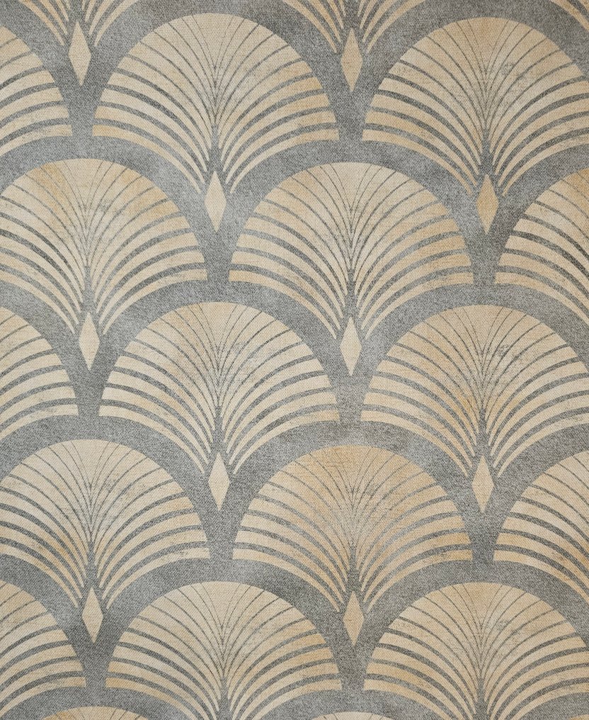 TISSU Art Decó Gull, Vintage Eleganse og Stilrefleksjoner -300x280cm- Klassisk Design - Tekstil  - 300 cm - 280 cm #1.0
