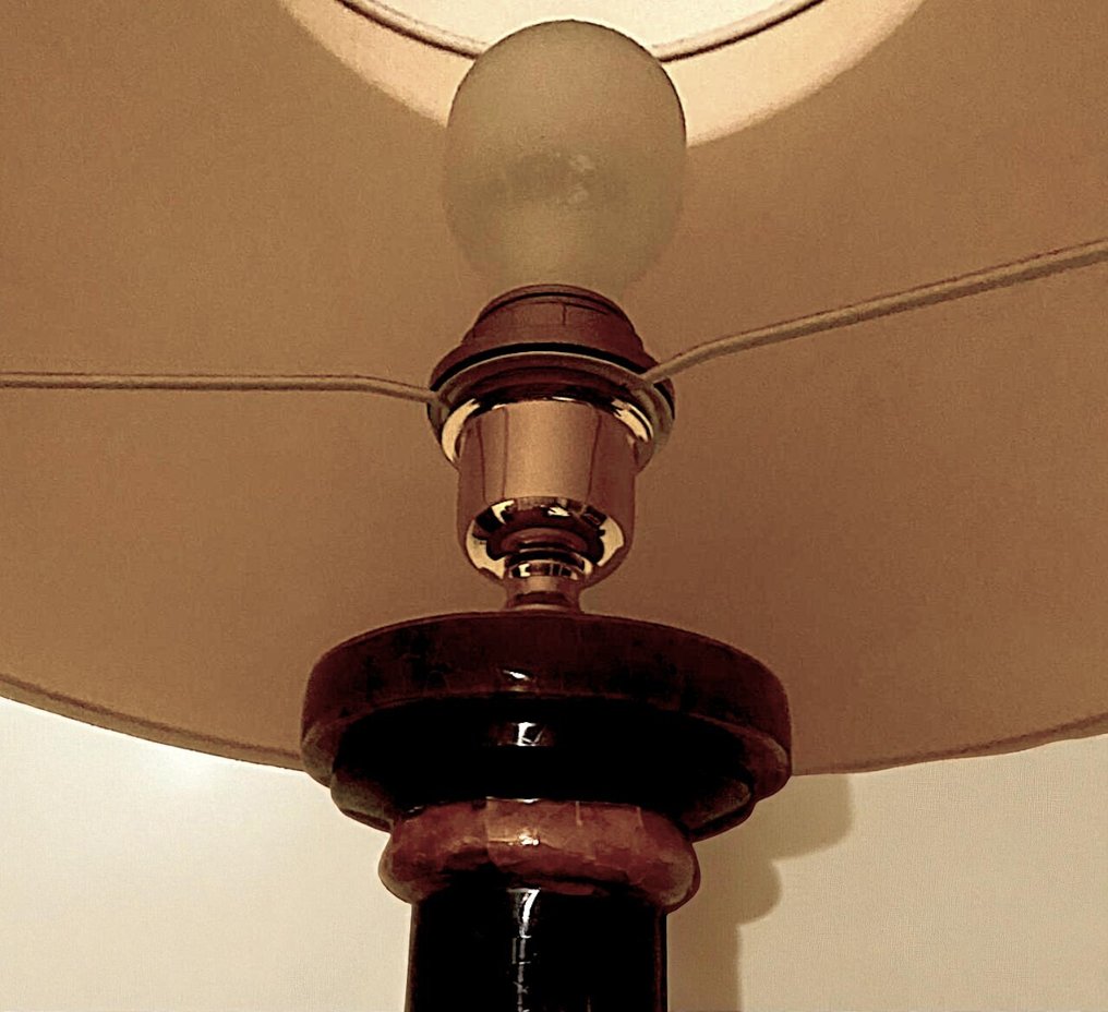 Tafellamp - Canvas - Lamp in impero-stijl #3.2