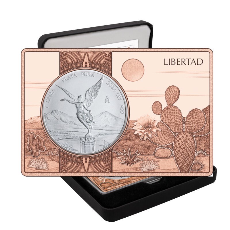 Silver - Bar - Rame, Argento - 2024 1 oz Libertad del Messico #2.1