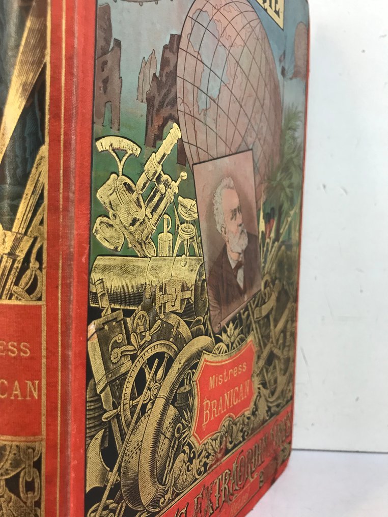 Jules Verne - Mistress Branican [cartonnage au portrait imprimé] - 1891 #2.1