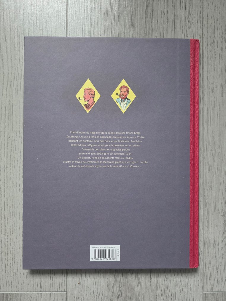 Blake & Mortimer - La Marque jaune - Une Histoire du journal Tintin - C - 1 Album - Begrænset udgave - 2012 #1.0