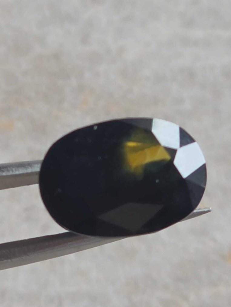 Albastru, Galben Safir - 11.29 ct - Asociația internațională de pietre prețioase colorate (ICA GemLab) #1.0