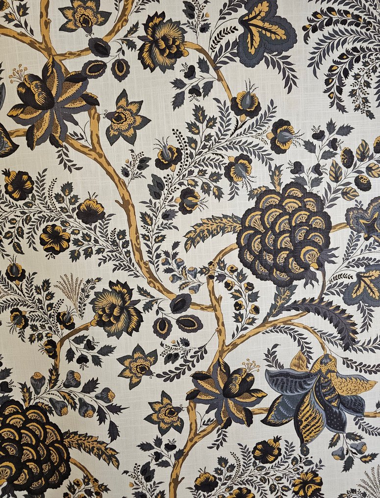 花卉图案“波希米亚天堂”中世纪风格的独家设计-300x280厘米-花卉艺术品 - 紡織品 - 300 cm - 280 cm #3.2