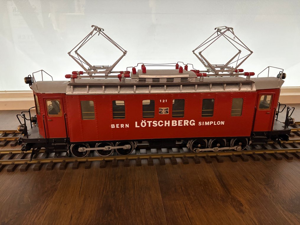 Hand Made model !! G - Ηλεκτροκίνητη ατμομηχανή (1) - Ce 6/6 αρ. 121 - BLS #1.0