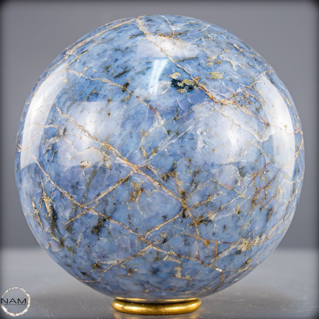 Φυσική πολύ σπάνια μπλε κρύσταλλος σφαίρα Ένα αριστούργημα της φύσης από τη Βραζιλία- 3390.47 g #3.2