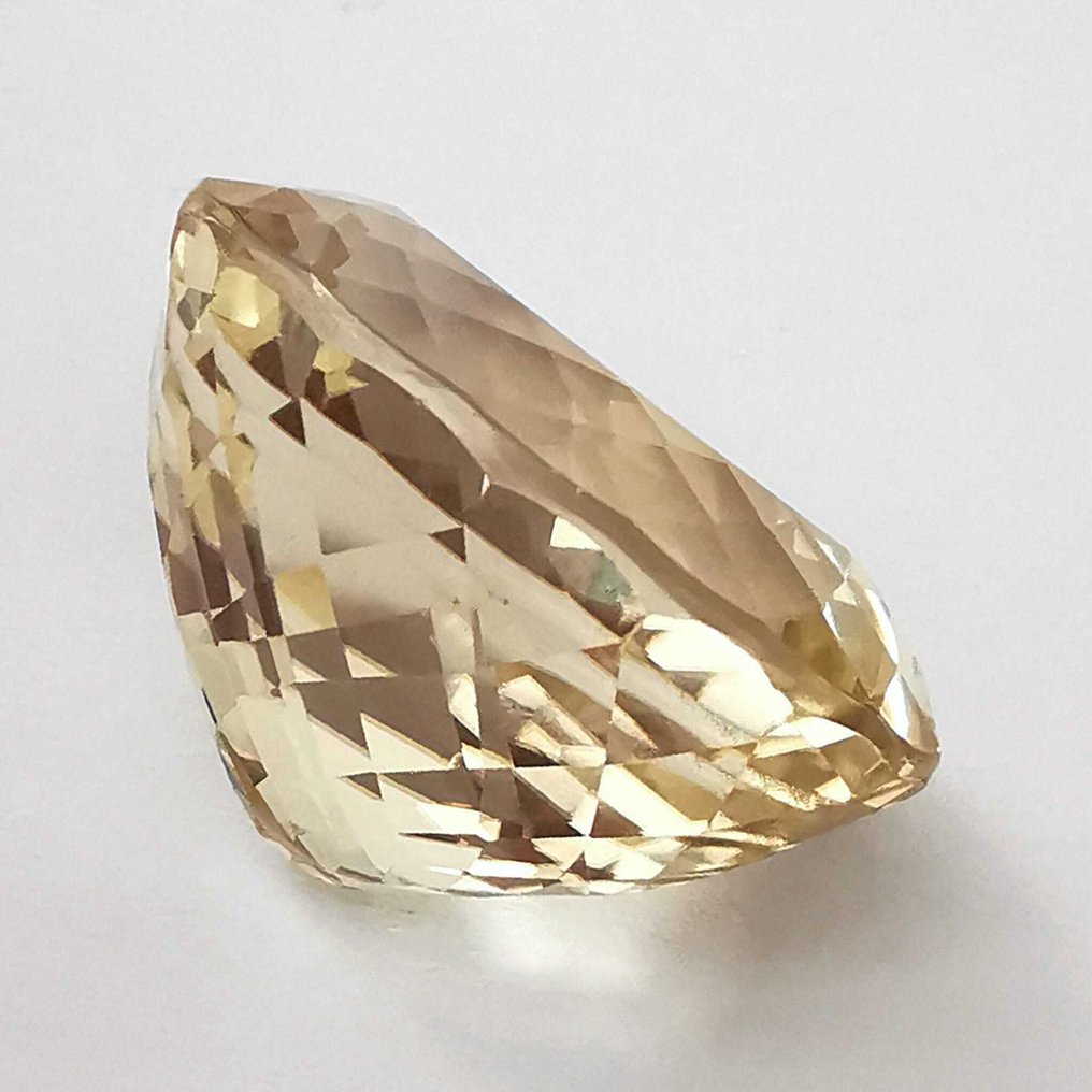 Zonder Minimumprijs Spodumeen - 38.92 ct - Antwerp Laboratory for Gemstone Testing (ALGT) - Lichtgeel spodumeen #3.2