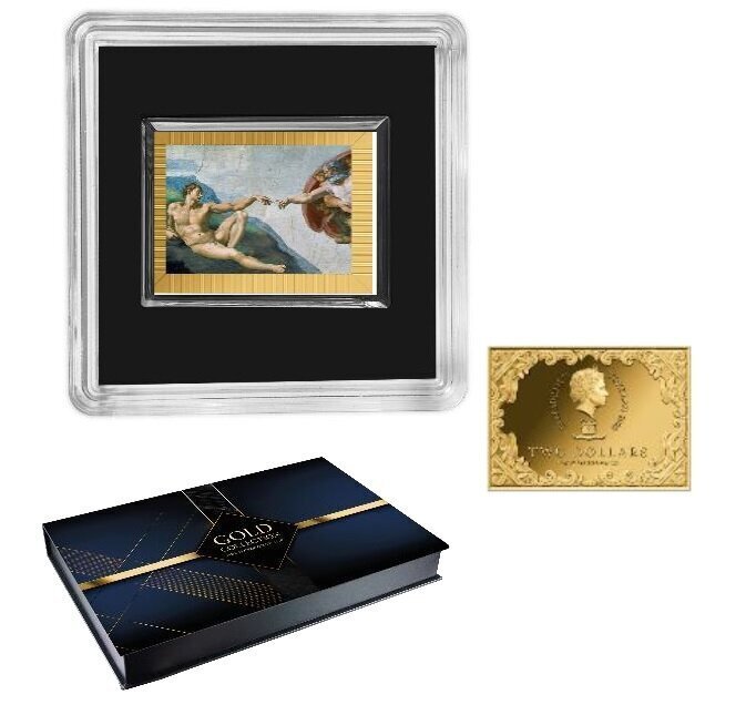 10 x 1/200 troy oz - Kulta .999 - 1/200 oz Sistine Chapel The Dome 10-Coin Set (w/ Display Case & COA) #1.0