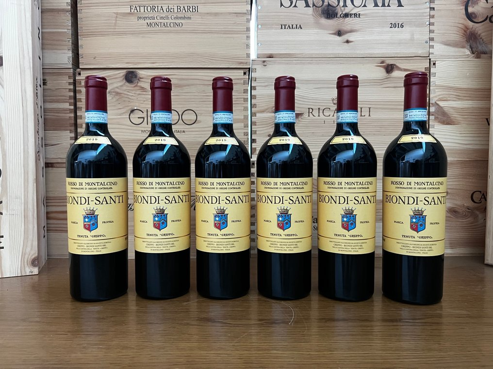 2019 Biondi Santi Rosso di Montalcino - Τοσκάνη - 6 Bottles (0.75L) #1.0