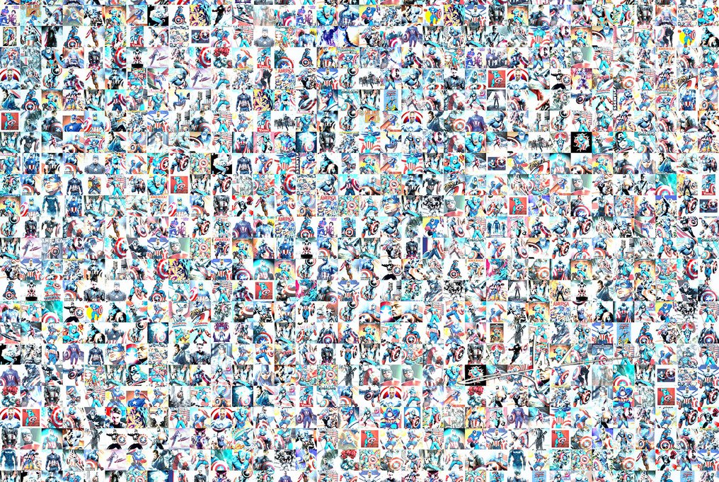 David Law - Crypto Captain America - Format XL 50x75 #4.3