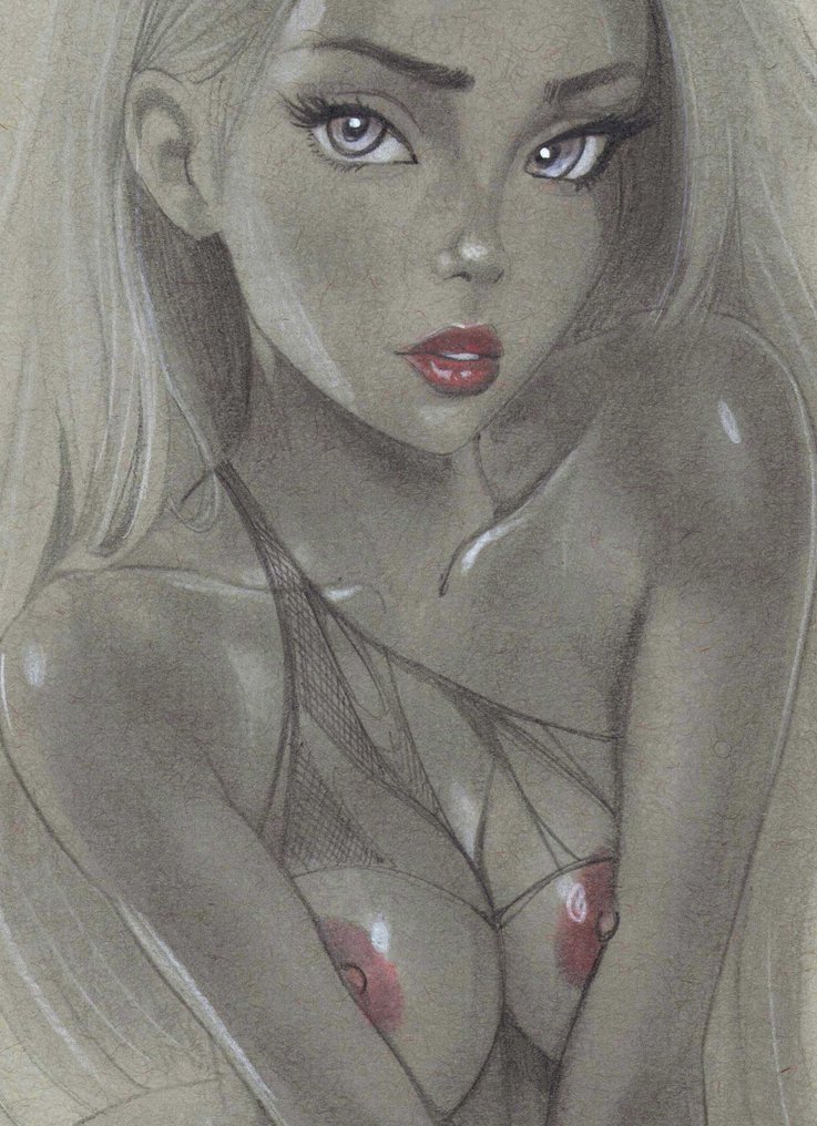 Edgar Wallace Original colour drawing - Les animes d'Edgar - 2023 #3.2