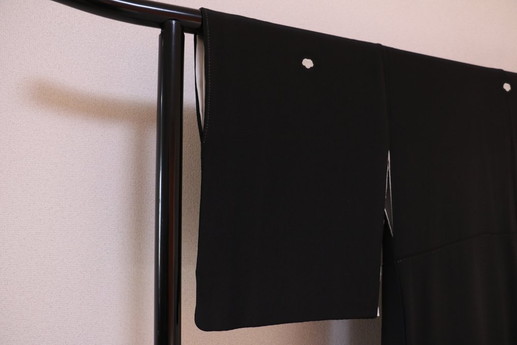 和服 - 黒留袖 kurotomesode - 日本 - 真丝 - 日本 - 1900-2000 #2.1