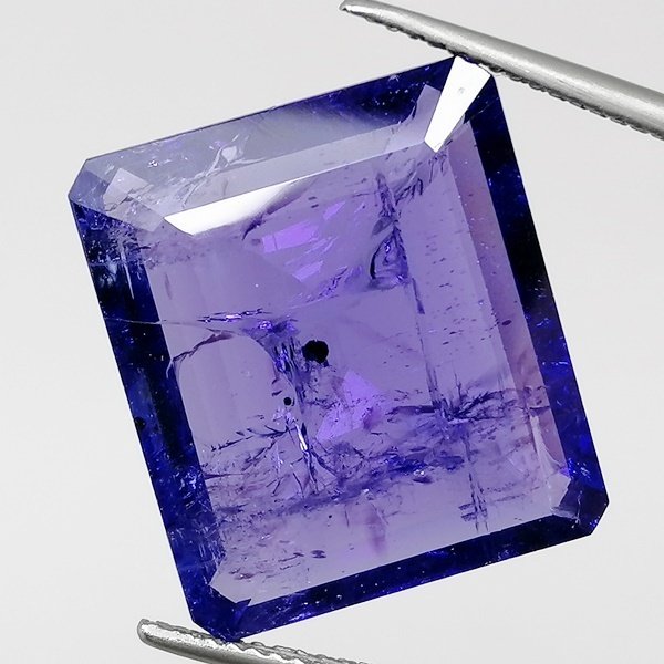 1 pcs Μπλε, Βιολετί Τανζανίτης - 19.92 ct - Instituto Gemólogico Español (IGE) #3.2