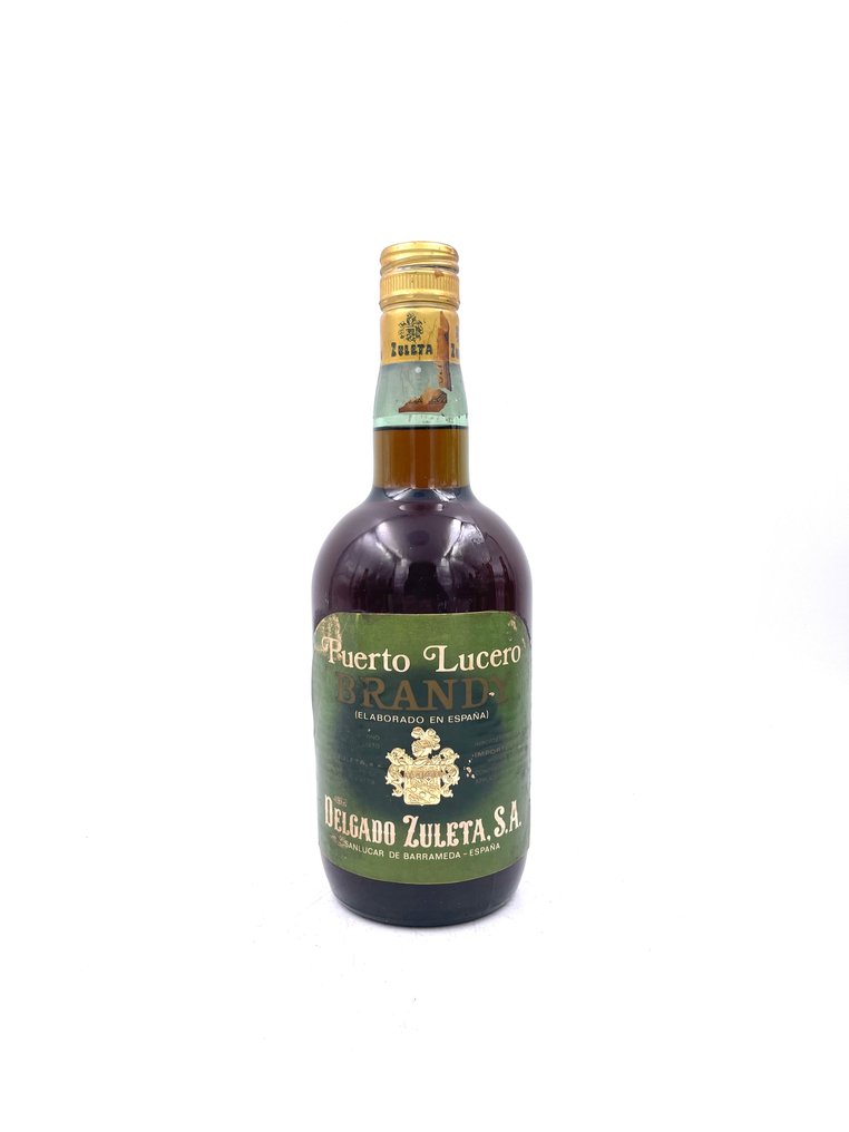 Delgado Zuleta - Puerto Lucero Brandy Viejo - b. 1960s, 1970s - 75cl - 3 bottles #1.0