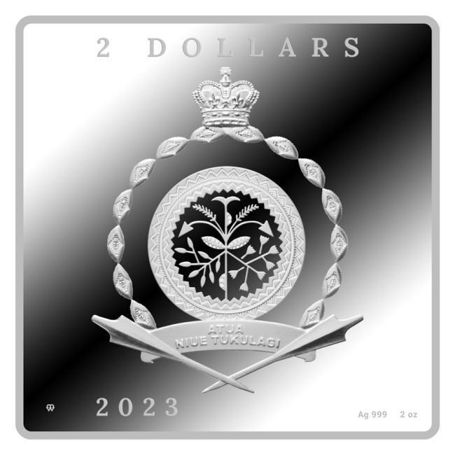 2 once troy - Argento .999 - 2023 Starry Night Vincent van Gogh Treasures of World Painting Silver Proof Coin #2.1